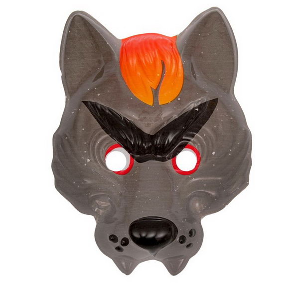 Карнавальная маска "Серый волк", на резинке